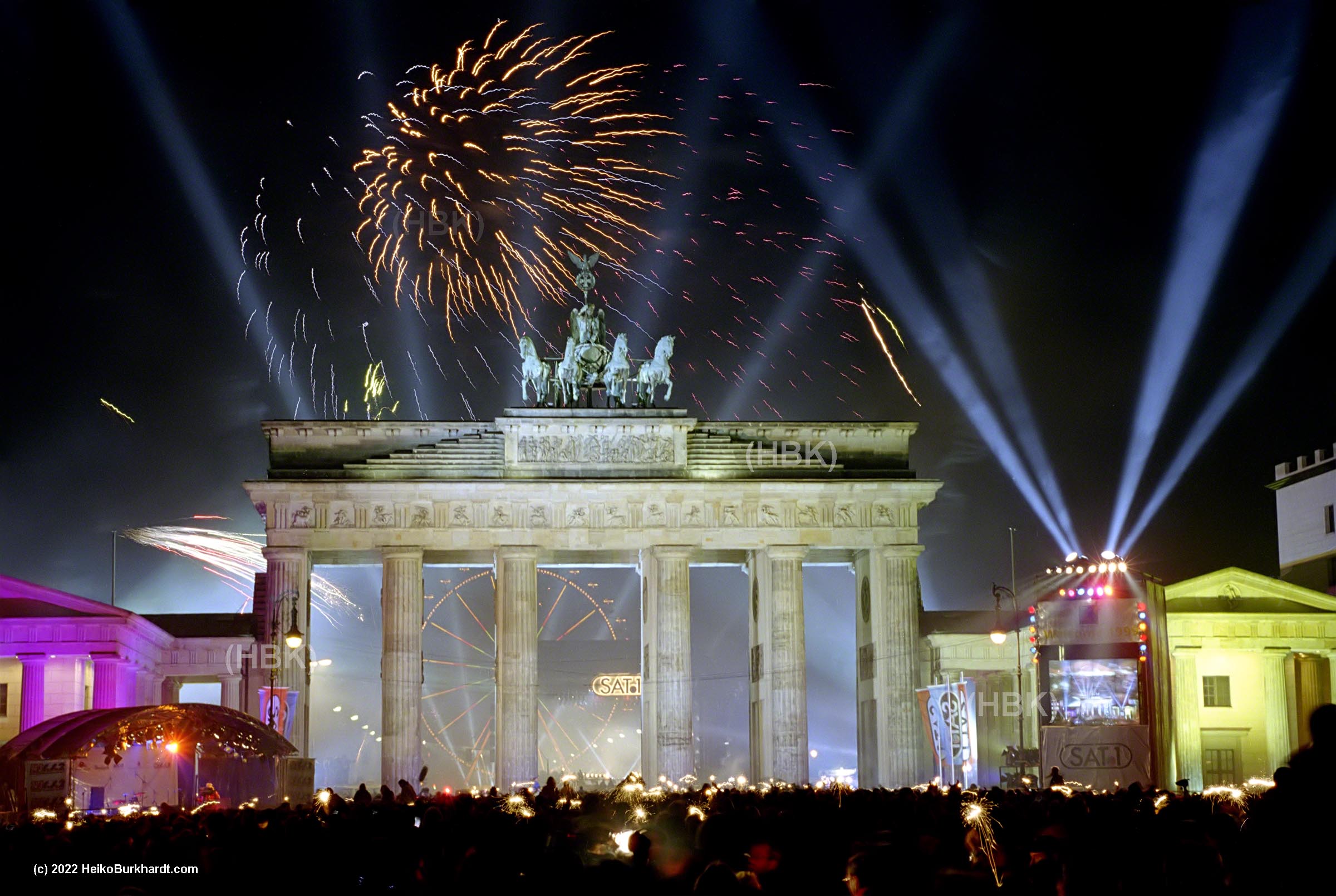 Brandenburger Tor Silvester Neujahr